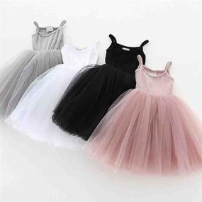 img 2 attached to 👗 Sleeveless Infant Toddler Sundress Bubble - Cute and Stylish Girls' Clothing