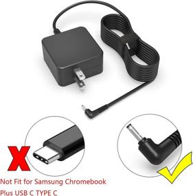 img 3 attached to 🔌 UL Certified 26W Charger: Compatible with Samsung Chromebook Laptop (Chromebook 2 3 Series)