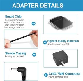 img 2 attached to 🔌 UL Certified 26W Charger: Compatible with Samsung Chromebook Laptop (Chromebook 2 3 Series)