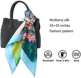 img 3 attached to 💐 Stylish Floral Sleeping Bandana Set: Must-Have Women's Accessories for Quality Sleep