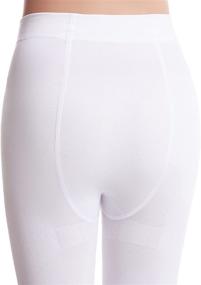 img 2 attached to Frola Girls' Winter Warm Footed Tights: Fleece Lined Thermal Leggings 300 Denier Age 4-13
