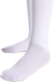 img 1 attached to Frola Girls' Winter Warm Footed Tights: Fleece Lined Thermal Leggings 300 Denier Age 4-13