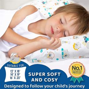 img 3 attached to Get Cozy with Curl Up 100% Organic Toddler Pillowcase