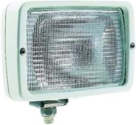 hella 007118051 '7118' series 12v dc halogen deck light with textured lens and ivory housing logo