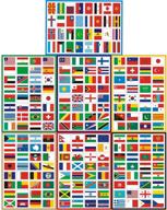 🌍 tambee countries flags stickers: explore 224 multi territorial maps & nations patterns for travel, decor & sports - fifa world cup, olympics & more! [7packs a4 size] logo