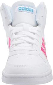 img 3 attached to Кроссовки для мальчиков Adidas Hoops Indoor Court Scarlet: оптимальная производительность на открытых площадках.