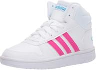 кроссовки для мальчиков adidas hoops indoor court scarlet: оптимальная производительность на открытых площадках. логотип