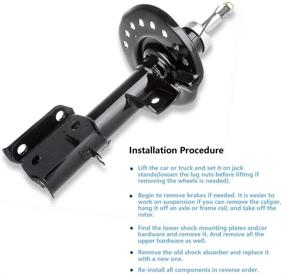 img 2 attached to Shocks ECCPP Struts Absorbers Compatible Replacement Parts