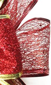img 2 attached to BinaryABC Christmas Bowknot Ornaments Decorations Seasonal Decor