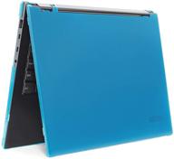 mcover hard shell case for lenovo yoga chromebook c630 series 15.6” 2-in-1 laptop (2019) - aqua logo