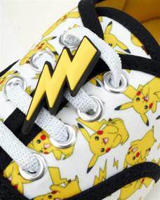 img 2 attached to Pokemon Boys' Shoes - Pikachu Low-Top Sneakers: Sporty and Stylish Footwear for Little Boys and Big Boys