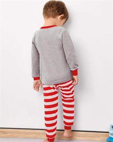 img 2 attached to 👕 MOLYHUA Cotton Sleeve Pajamas: Comfortable Sleepwear for Boys' Clothing