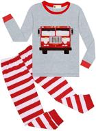 👕 molyhua cotton sleeve pajamas: comfortable sleepwear for boys' clothing logo