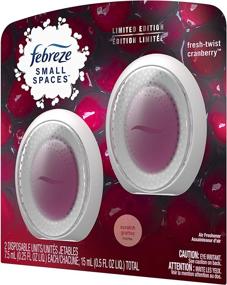 img 2 attached to 🌿 Refresh your Space with Febreze Small Spaces, Fresh - Twist Cranberry, 2 count