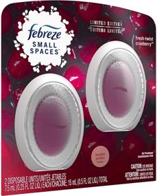 img 3 attached to 🌿 Refresh your Space with Febreze Small Spaces, Fresh - Twist Cranberry, 2 count