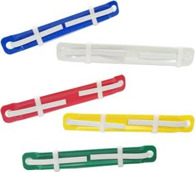 img 2 attached to 🔗 Hamosky 100-Pack Assorted Color Plastic Fasteners