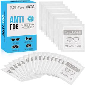 img 4 attached to 👓 DOFACOMO Anti Fog Wipes for Glasses: 40 Pre-Moistened Lens Cleaning Wipes