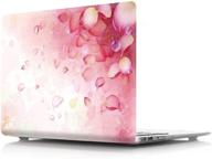 🎨 dz-petal papyhall painting plastic pattern hard case for old macbook pro 15” a1286 (2010-2012) cd-rom logo