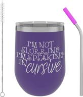 slurring speaking stainless stemless insulated логотип