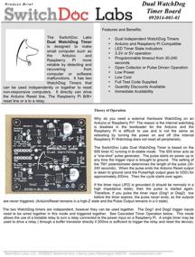 img 2 attached to 🕒 Двойная плата таймера WatchDog для ARM/Raspberry Pi: Представляем передовое решение по контролю ошибок от SwitchDoc Labs