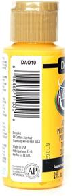 img 3 attached to Vibrant Cadmium Yellow DecoArt Americana Acrylic Paint - 2-Ounce Bottle for Your Artistic Creations