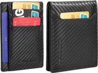 cadywolf rfid blocking leather wallets with enhanced capacity logo