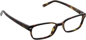 img 3 attached to 👓 Cooper Rectangular Blue Light Blocking Reading Glasses by Peeperspecs: Enhance Eye Comfort and Protect from Harmful Light