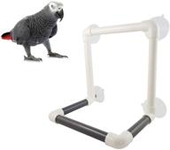 🦜 bird portable suction cup shower perch: ideal platform for macaws, cockatoos, parakeets, and more! logo