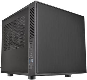 img 4 attached to Thermaltake Suppressor F1 Mini ITX Tt LCS Certified Cube Computer Chassis - Black