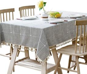 img 2 attached to Enhancing Your Home Décor with the Bettery Home Rectangular Tablecloth Decoration