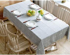 img 1 attached to Enhancing Your Home Décor with the Bettery Home Rectangular Tablecloth Decoration