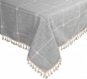 img 3 attached to Enhancing Your Home Décor with the Bettery Home Rectangular Tablecloth Decoration