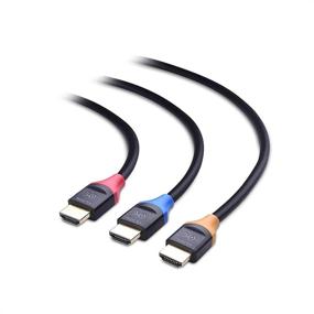 img 4 attached to 🔌 High Speed HDMI to HDMI Cable 15 Feet - HDMI Cord with HDR, 4K 60Hz, 2K 144Hz Support - Cable Matters 3-Pack