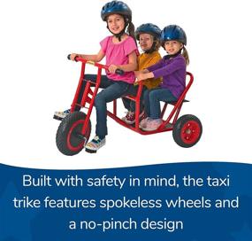 img 2 attached to Angeles Taxi Trike for Kids Tandem Bicycle: Fun & Safe Ride (36 x 24 x 27 in) (Model: AFB1200)