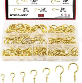 img 4 attached to 🔗 136PCS Plated Workplace DYWISHKEY Hooks