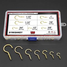 img 3 attached to 🔗 136PCS Plated Workplace DYWISHKEY Hooks