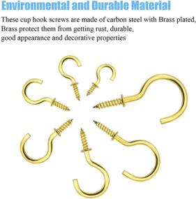 img 1 attached to 🔗 136PCS Plated Workplace DYWISHKEY Hooks