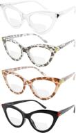 stylish bifocal reading glasses for women - eyekepper 4-pack bifocal readers logo