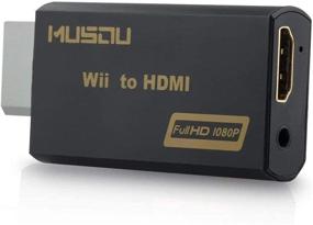 img 4 attached to 🎮 Enhance Your Gaming Experience with the Musou WII TO HDMI Converter for Crisp 720P and 1080P HD Output – Black