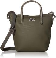👜 lacoste women's shopping crossbody bag nf2609po: stylish handbags & wallets in crossbody bags collection logo