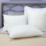 🛏️ sensorpedic value sofloft fiber filled standard pillow: soft & supportive with cotton cover, white logo