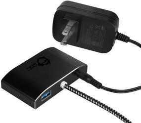 img 1 attached to 🔌 SIIG SuperSpeed USB 3.0 Hub - 4 Port with 5V Power Adapter and Braided USB Cable