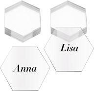 zonon hexagon acrylic wedding settings logo