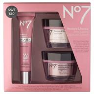 💆 no7 restore & renew face & neck multi action skincare system – your ultimate solution for youthful skin (pack of 1) logo