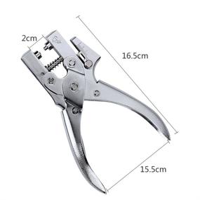 img 1 attached to Eyelet Pliers Leather Clothes Decorative