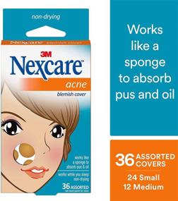 img 3 attached to 🌟 Nexcare Acne Cover: Invisible Clear Patches - 36 Count, Drug-Free Solution