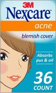 🌟 nexcare acne cover: invisible clear patches - 36 count, drug-free solution logo