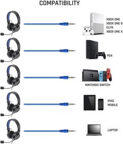 img 3 attached to 🎧 Snakebyte Head Set 4 - On Ear Stereo Gaming Console Headset with Detachable Mic, Inline Control, Wired 3.5mm Headphone for PC, Laptop, Xbox One, Switch, PS4 - PlayStation 4