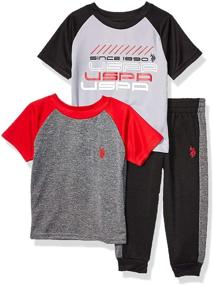 img 4 attached to U S Polo Assn Toddler Athletic Boys' Clothing