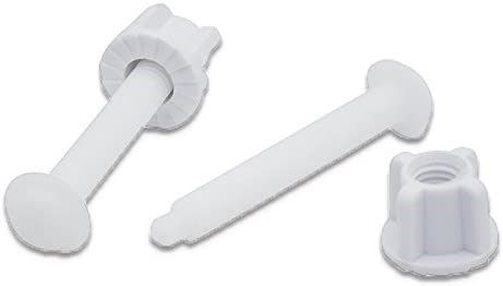 universal white plastic toilet hinges 로고